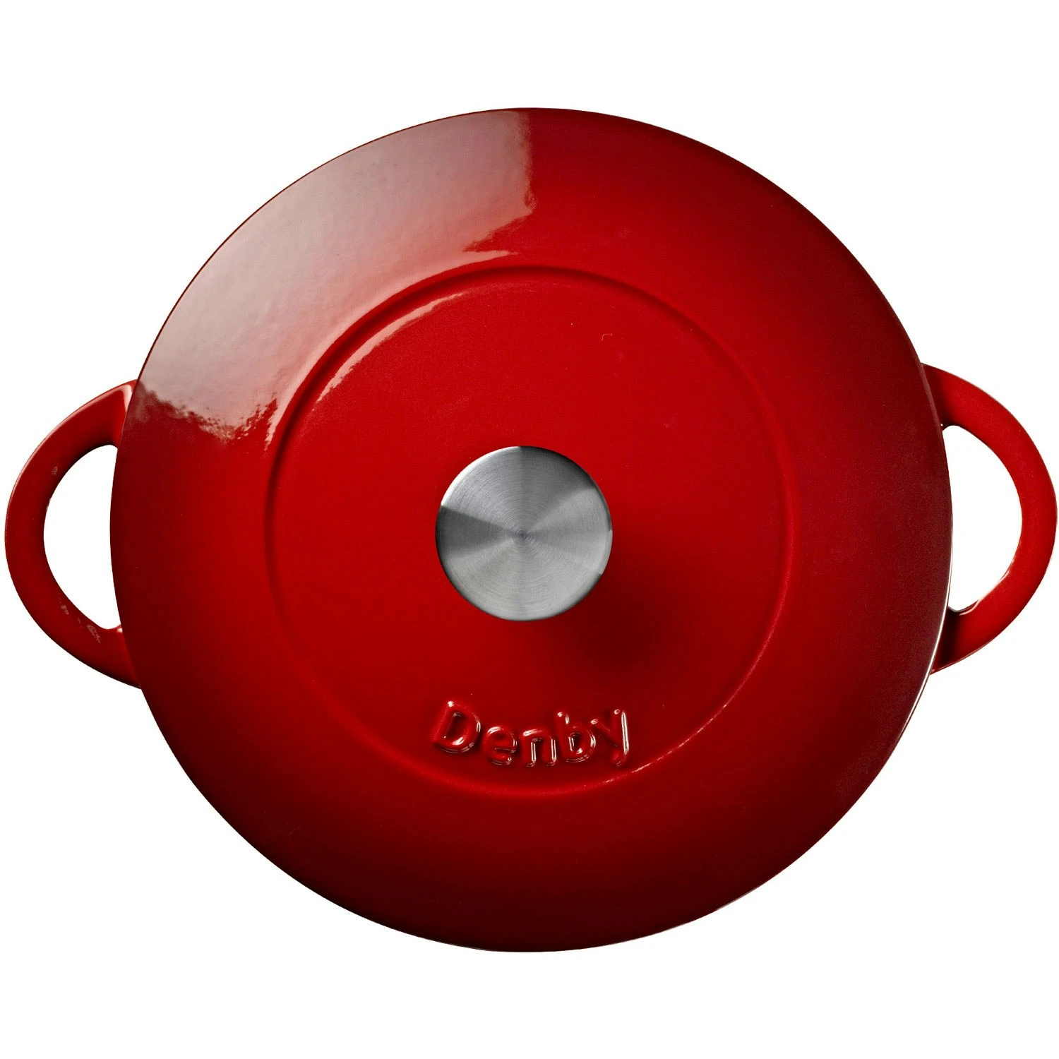 Denby Pomegranate Gusseisentopf Rund Ø26 Cm, Rot 4 Denby Pomegranate Gusseisentopf Rund Ø26 Cm, Rot – Bild 2