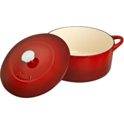 Denby Pomegranate Gusseisentopf Rund Ø26 Cm, Rot 7 Denby Pomegranate Gusseisentopf Rund Ø26 Cm, Rot -Deutschland Koch Magier Verkaufs-Shop denby cast iron 26cm round casserole 11