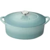 Denby Pavilion Gusseisentopf Oval Ø28 Cm, Hellblau 2 Denby Pavilion Gusseisentopf Oval Ø28 Cm, Hellblau -Deutschland Koch Magier Verkaufs-Shop denby cast iron 28cm oval casserole 0