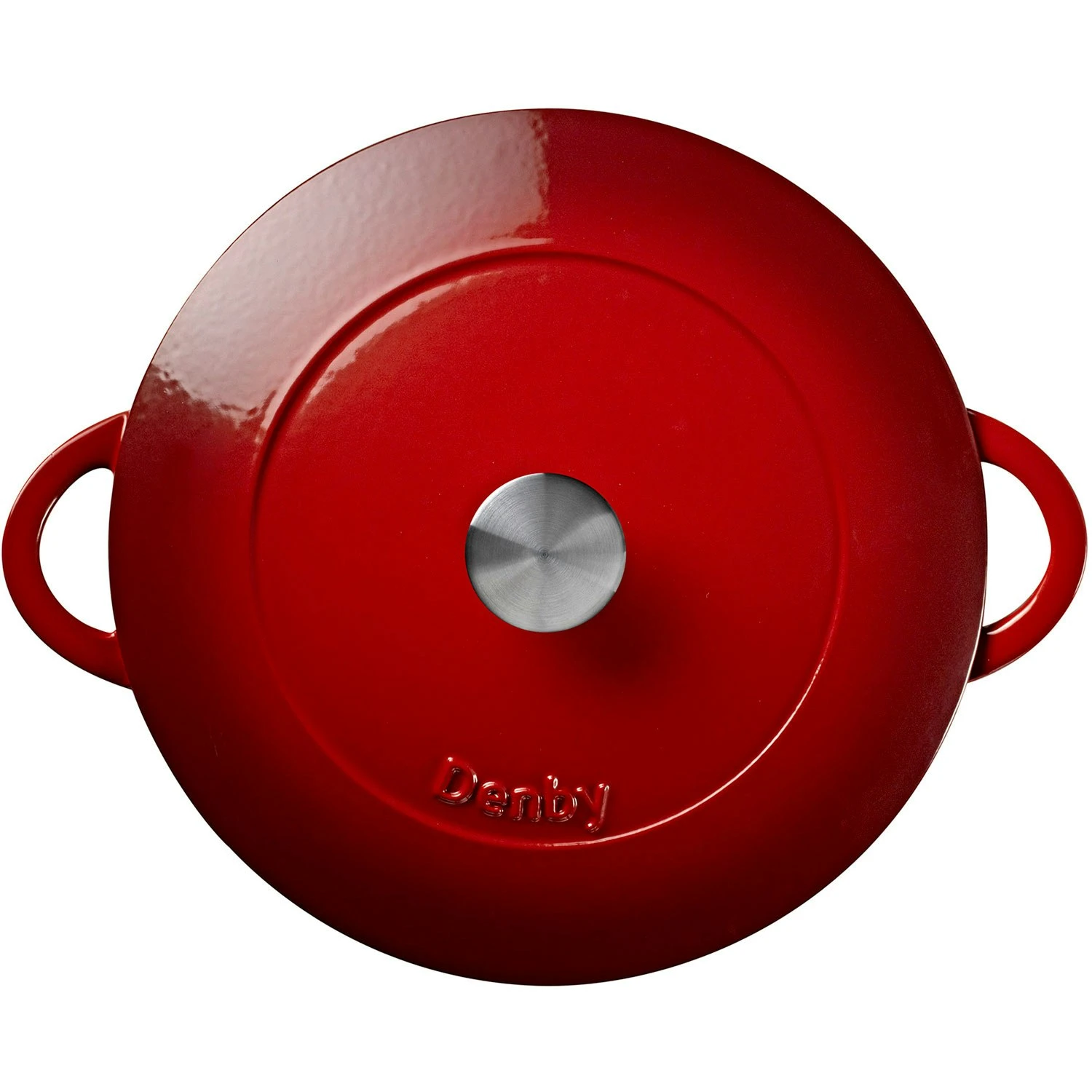 Denby Pomegranate Gusseisentopf Flach Ø30 Cm, Rot 5 Denby Pomegranate Gusseisentopf Flach Ø30 Cm, Rot – Bild 3