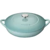 Denby Pavilion Gusseisentopf Flach Ø30 Cm, Hellblau 2 Denby Pavilion Gusseisentopf Flach Ø30 Cm, Hellblau -Deutschland Koch Magier Verkaufs-Shop denby cast iron 30cm shallow casserole 2