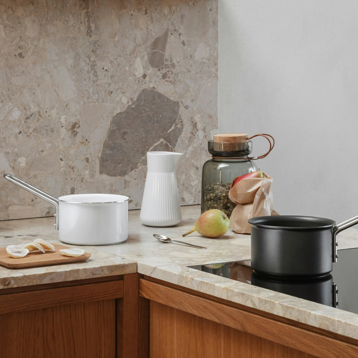 Eva Solo White Line Kasserolle, 1,1 L 4 Eva Solo White Line Kasserolle, 1,1 L – Bild 2