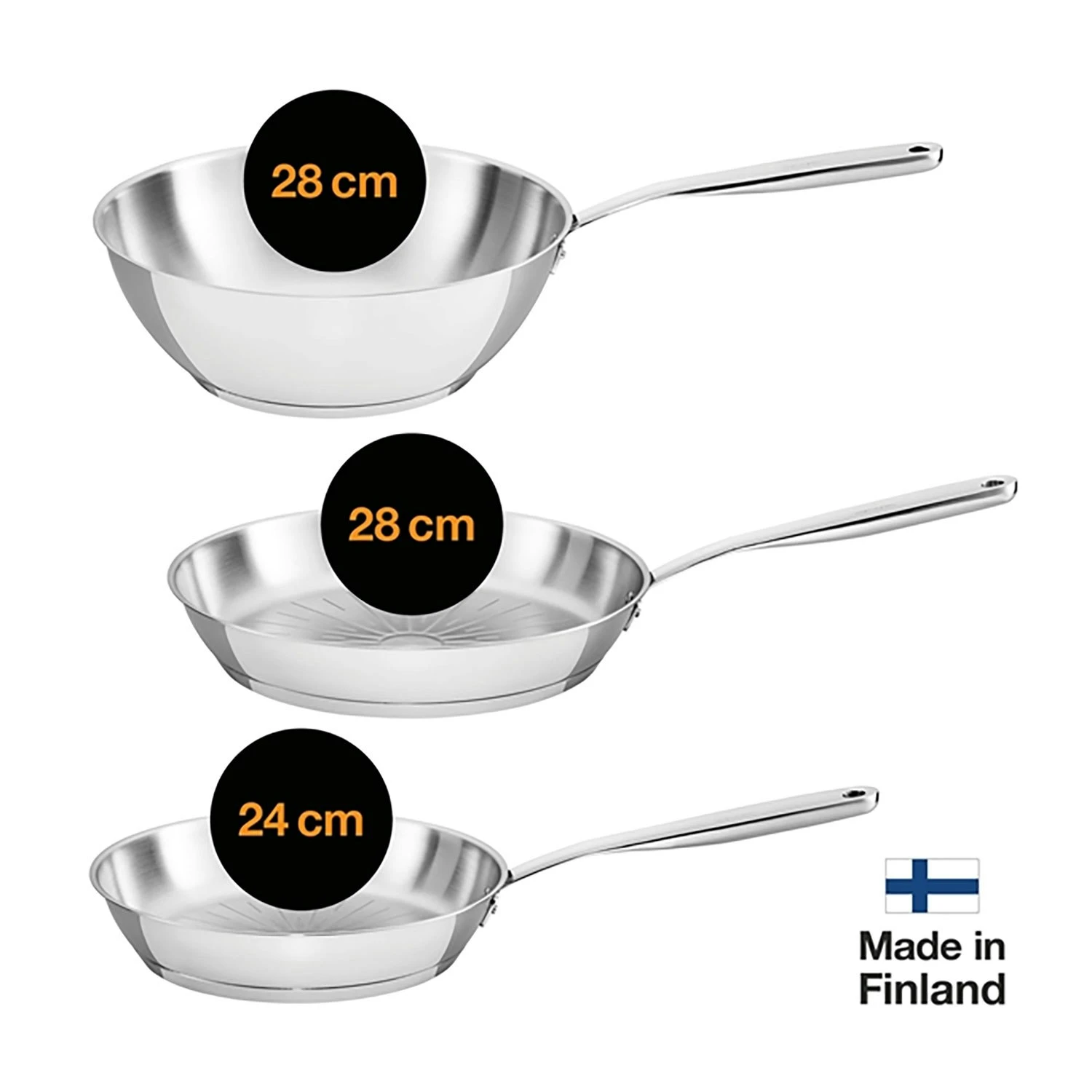 Fiskars All Steel Pure Wok-Pfanne 28 Cm 6 Fiskars All Steel Pure Wok-Pfanne 28 Cm – Bild 4