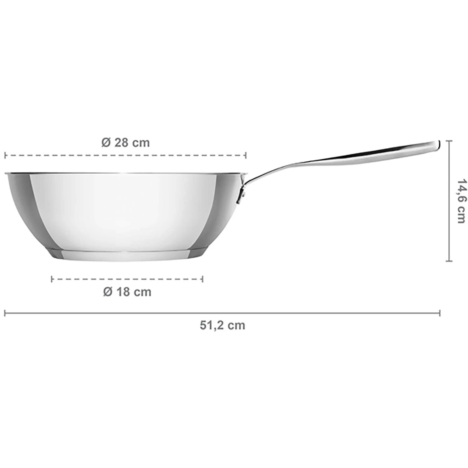 Fiskars All Steel Pure Wok-Pfanne 28 Cm 8 Fiskars All Steel Pure Wok-Pfanne 28 Cm – Bild 6