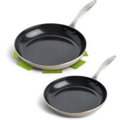 Greenpan Royal Bratpfanne 2 Teile, Bronzefarben