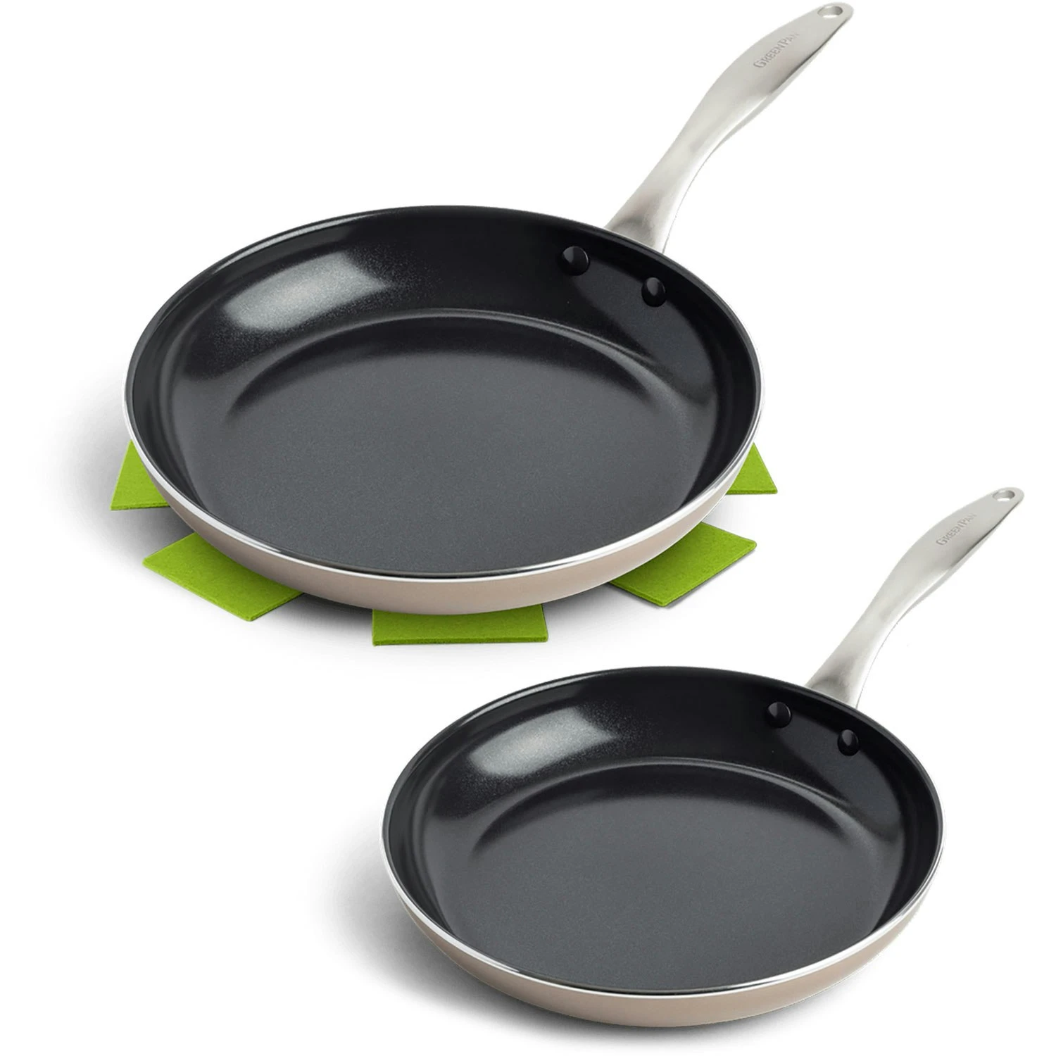 Greenpan Royal Bratpfanne 2 Teile, Bronzefarben 3 Greenpan Royal Bratpfanne 2 Teile, Bronzefarben