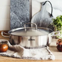 Heirol Cerasafe Pro Kasserolle Mit Deckel 28 Cm 4,5 L -Deutschland Koch Magier Verkaufs-Shop heirol cerasafe pro kasserolle mit deckel 28 cm 45 l 0