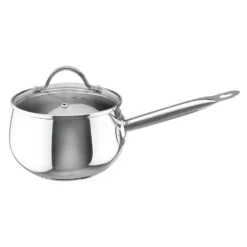 Heirol Pro Belly Kasserolle Stahl Mit Glasdeckel 2 L