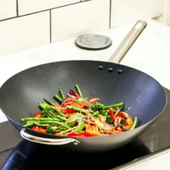 Kitchen Craft MasterClass Wok Pan, 35,5 Cm -Deutschland Koch Magier Verkaufs-Shop kitchen craft masterclass 2