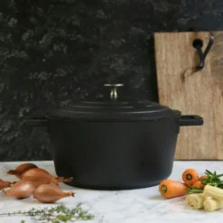 Kitchen Craft MasterClass Kasserolle Schwarz, 4 L 13 Kitchen Craft MasterClass Kasserolle Schwarz, 4 L -Deutschland Koch Magier Verkaufs-Shop kitchen craft masterclass casserole black 12