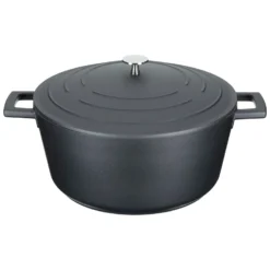 Kitchen Craft MasterClass Kasserolle Schwarz, 5 L