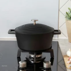 Kitchen Craft MasterClass Kasserolle Schwarz, 2,5 L 10 Kitchen Craft MasterClass Kasserolle Schwarz, 2,5 L -Deutschland Koch Magier Verkaufs-Shop kitchen craft masterclass casserole black 3