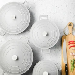 Kitchen Craft MasterClass Kasserolle Grau, 4 L 10 Kitchen Craft MasterClass Kasserolle Grau, 4 L -Deutschland Koch Magier Verkaufs-Shop kitchen craft masterclass casserole grey 1