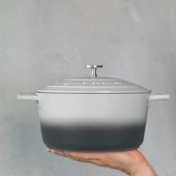 Kitchen Craft MasterClass Kasserolle Grau, 4 L 9 Kitchen Craft MasterClass Kasserolle Grau, 4 L -Deutschland Koch Magier Verkaufs-Shop kitchen craft masterclass casserole grey 8