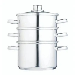 Kitchen Craft Three Tier Dampfgarer, 4 Teile, 18 Cm