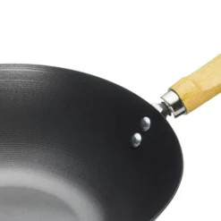 Kitchen Craft World Of Flavours Wok-Pfanne 25 Cm -Deutschland Koch Magier Verkaufs-Shop kitchen craft worldofflavours wood hand steel nonstick wok 25cm 3