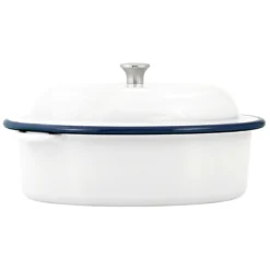 Kockums Jernverk Gusseisentopf 4 L, Weiß