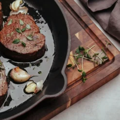 Gusseisen-Bratpfanne, Creme -Deutschland Koch Magier Verkaufs-Shop mareld cast iron frying pan 5