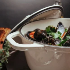 Gusseisentopf, Creme -Deutschland Koch Magier Verkaufs-Shop mareld cast iron pot 10