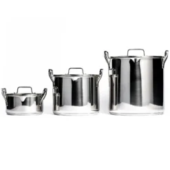 Topfset Stapelbar 3-er Set, Edelstahl 10 Topfset Stapelbar 3-er Set, Edelstahl -Deutschland Koch Magier Verkaufs-Shop mareld mareld stackable pot set stainless steel 1 45 10l 2