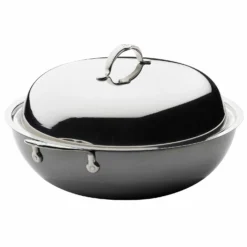 Meyer Hestan NanoBond Wok Mit Deckel, 36 Cm