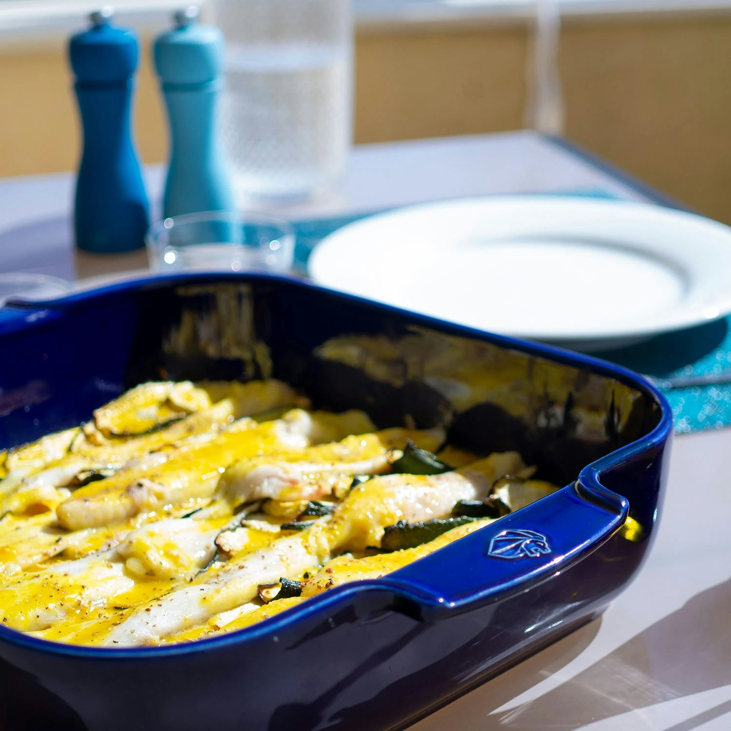 Peugeot Appolia Ofenform 21x21 Cm, Blau 4 Peugeot Appolia Ofenform 21x21 Cm, Blau – Bild 2