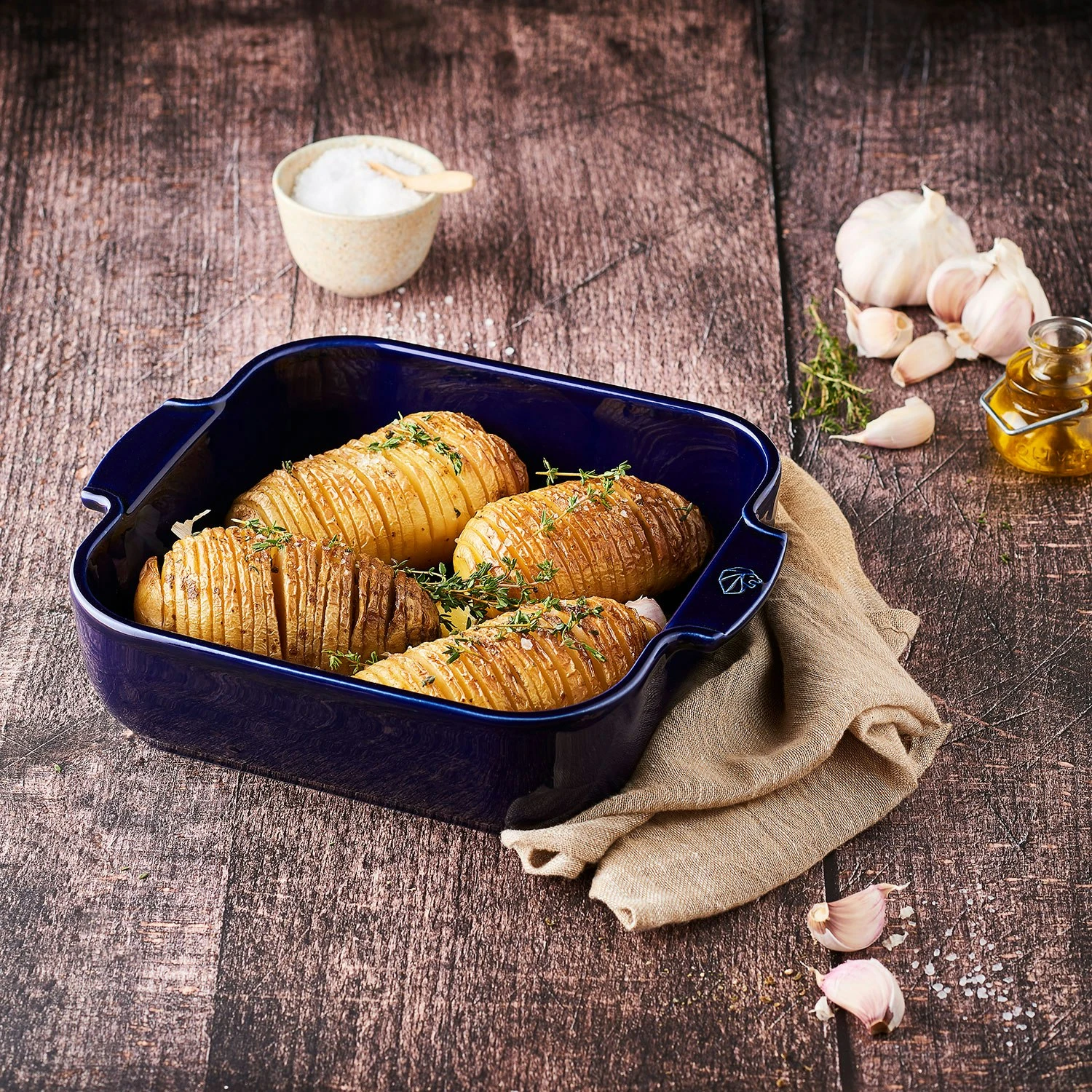 Peugeot Appolia Ofenform 21x21 Cm, Blau 5 Peugeot Appolia Ofenform 21x21 Cm, Blau – Bild 3