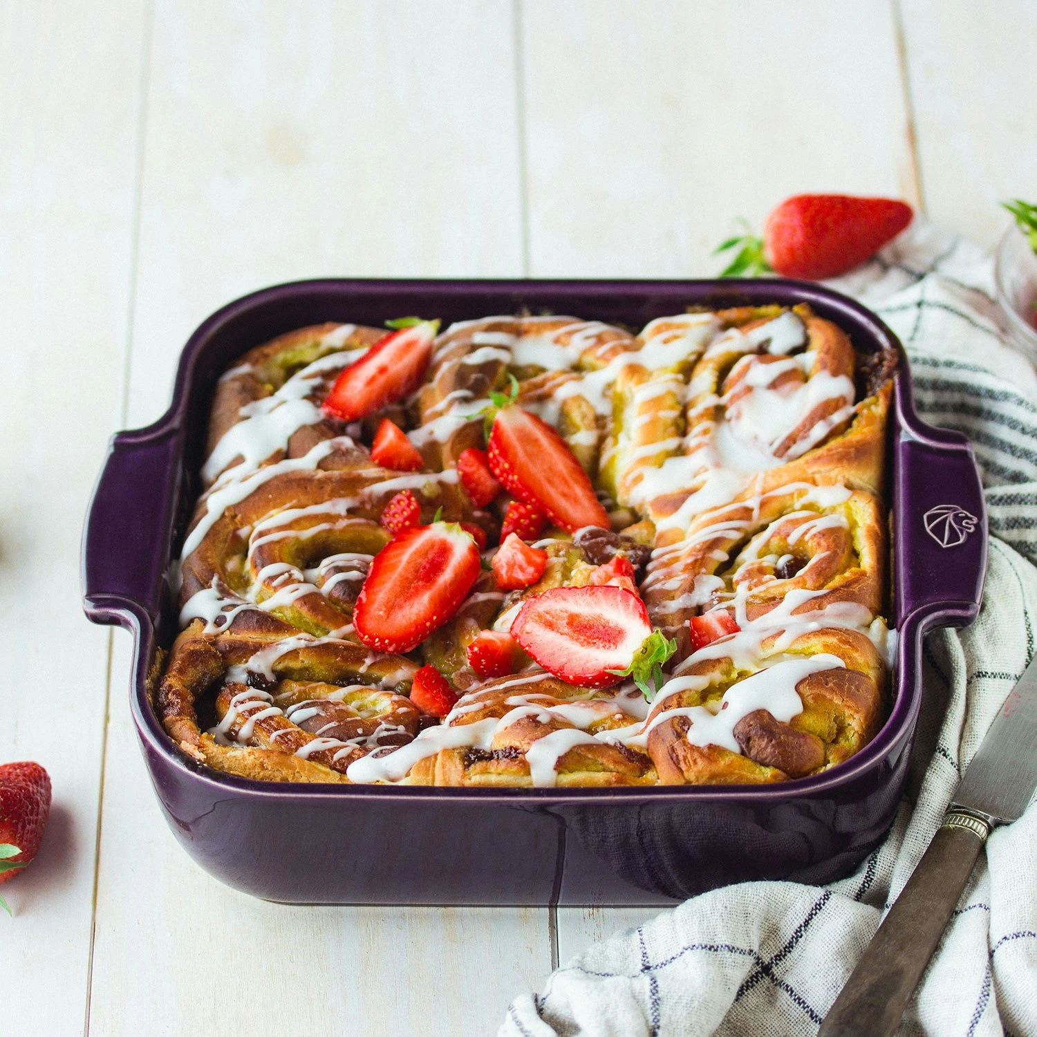 Peugeot Appolia Ofenform Eggplant, 28x28 Cm 4 Peugeot Appolia Ofenform Eggplant, 28x28 Cm – Bild 2