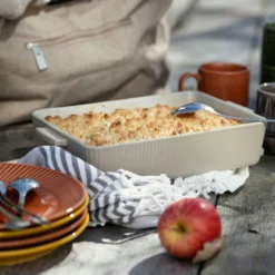 Sagaform Flora Ofenform Beige S, 19x30 Cm -Deutschland Koch Magier Verkaufs-Shop sagaform flora ofenform beige 8