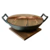 Satake Nabe Wokpfanne Mit Holz- Und Glasdeckel Ø36 Cm/6 L -Deutschland Koch Magier Verkaufs-Shop satake nabe wokpfanne mit holz und glasdeckel 36 cm 6 l 0