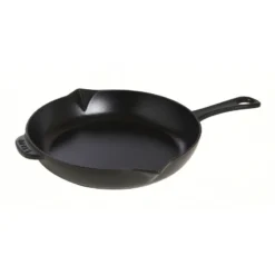 Staub Cast Iron Frying Pan, Black