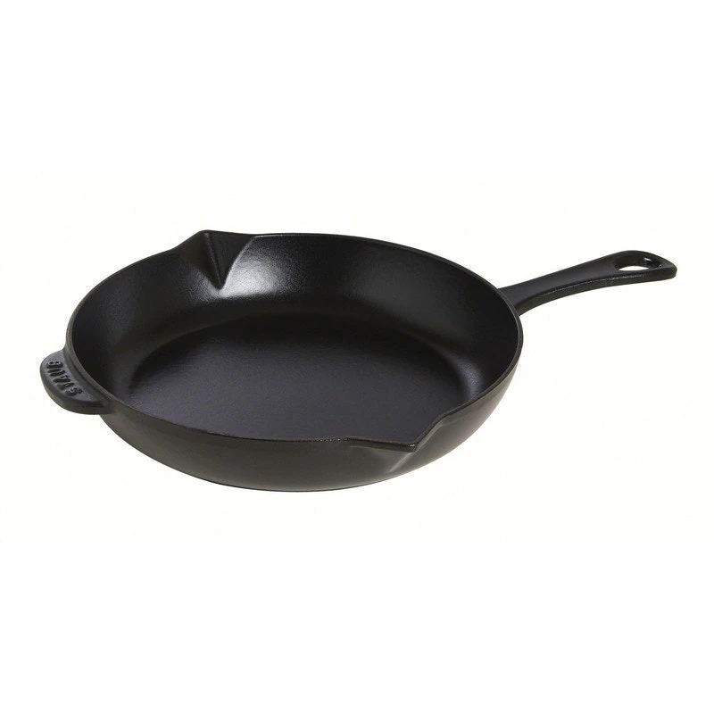 Staub Cast Iron Frying Pan, Black 3 Staub Cast Iron Frying Pan, Black