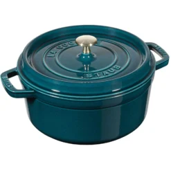 Staub Kokotte Rund 24 Cm 3,8 L, Benzinblau