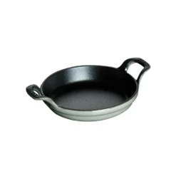 Staub Medium Round Dish In Cast Iron, Graphite Grey