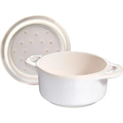 Staub Topfset Mini Ø10 4-er Set, Ivory White 9 Staub Topfset Mini Ø10 4-er Set, Ivory White -Deutschland Koch Magier Verkaufs-Shop staub mini cocotte gryt set 4st ivory white 10cm 6
