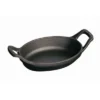 Staub Mini Oval Dish In Cast Iron, Black
