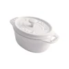 Staub Oval Ceramic Casserole 20 Cl, White -Deutschland Koch Magier Verkaufs-Shop staub oval ceramic casserole 20 cl white 0
