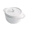 Staub Round Ceramic Casserole 20 Cl, White 1 Staub Round Ceramic Casserole 20 Cl, White -Deutschland Koch Magier Verkaufs-Shop staub round ceramic casserole 20 cl white 0
