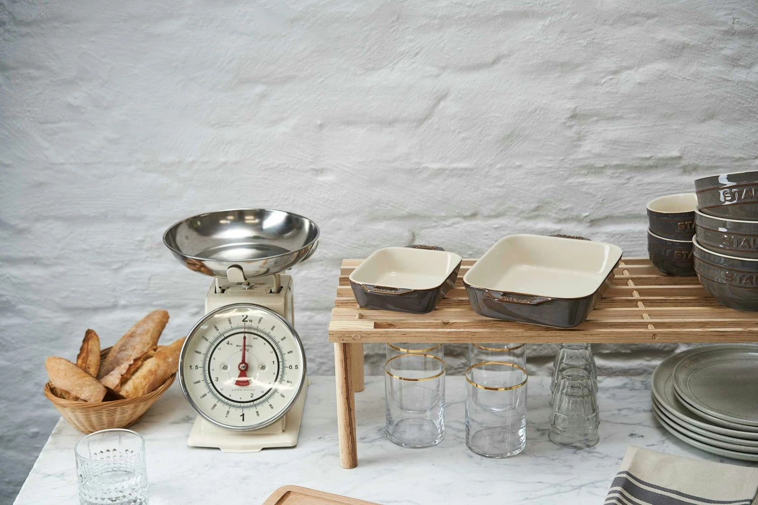 Staub Ofenform 2 Teile, Grau 4 Staub Ofenform 2 Teile, Grau – Bild 2