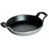Staub Small Round Dish In Cast Iron, Graphite Grey