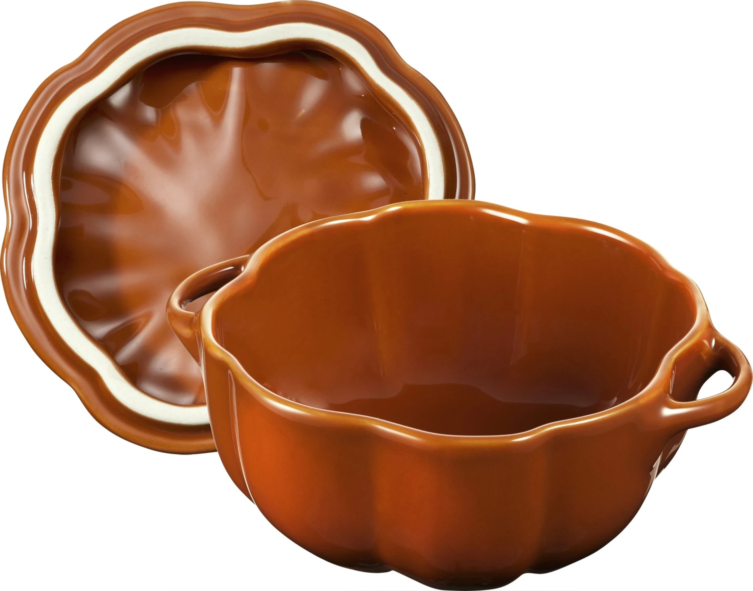 Staub Petite Pumpkin Cocotte 0.47 L, Cinnamon 4 Staub Petite Pumpkin Cocotte 0.47 L, Cinnamon – Bild 2