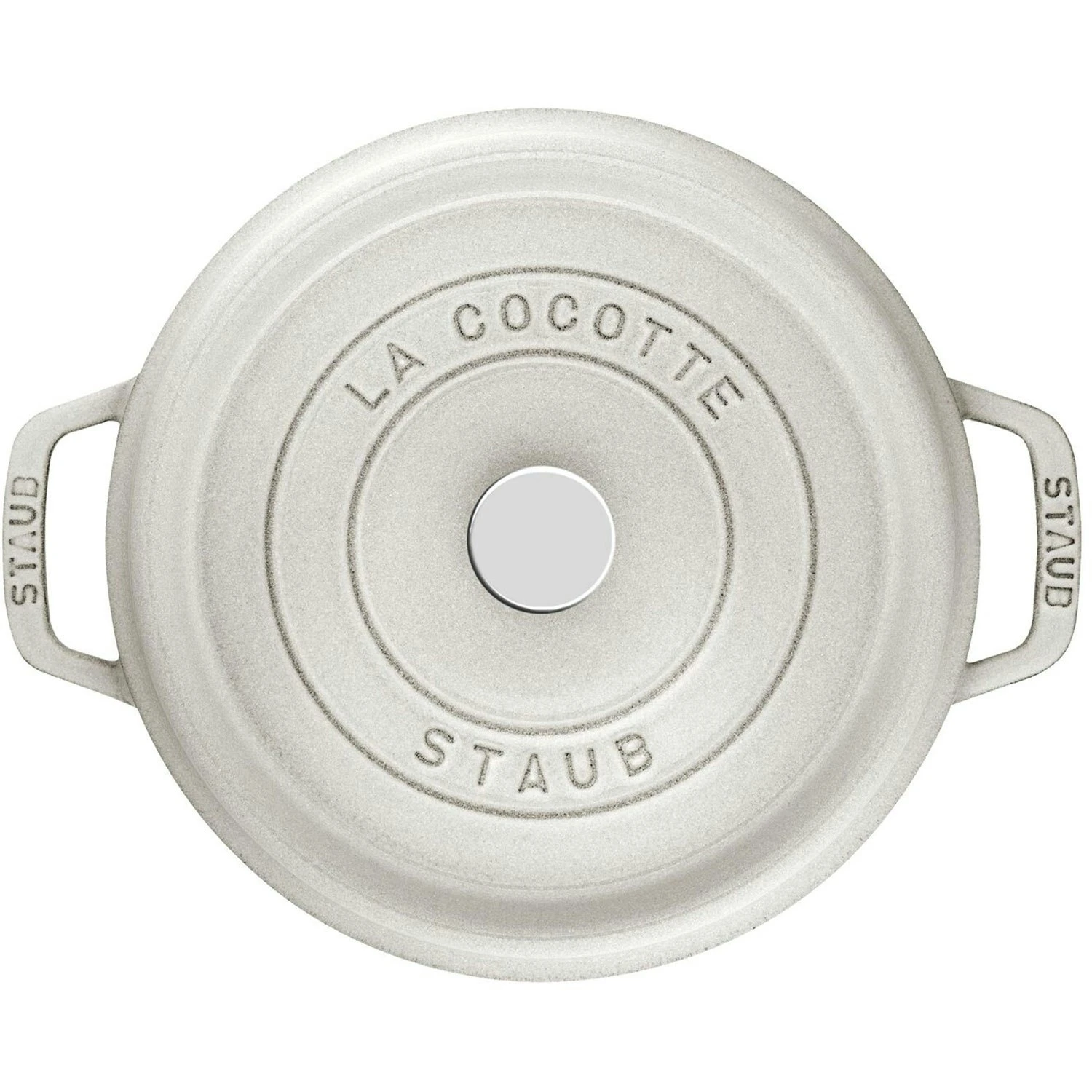 Staub Kokotte Rund, 28 Cm 6,7 L, Weiß 5 Staub Kokotte Rund, 28 Cm 6,7 L, Weiß – Bild 3