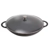 Staub Wok Aus Gusseisen Mit Glasdeckel 37 Cm, Schwarz 1 Staub Wok Aus Gusseisen Mit Glasdeckel 37 Cm, Schwarz -Deutschland Koch Magier Verkaufs-Shop staub wok aus gusseisen mit glasdeckel 37 cm schwarz 0