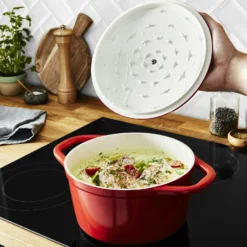 Tefal Air Oval Topf Rot, 4,7 L/24 Cm -Deutschland Koch Magier Verkaufs-Shop tefal air oval 24