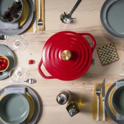 Tefal Air Oval Topf Rot, 4,7 L/24 Cm -Deutschland Koch Magier Verkaufs-Shop tefal air oval 25